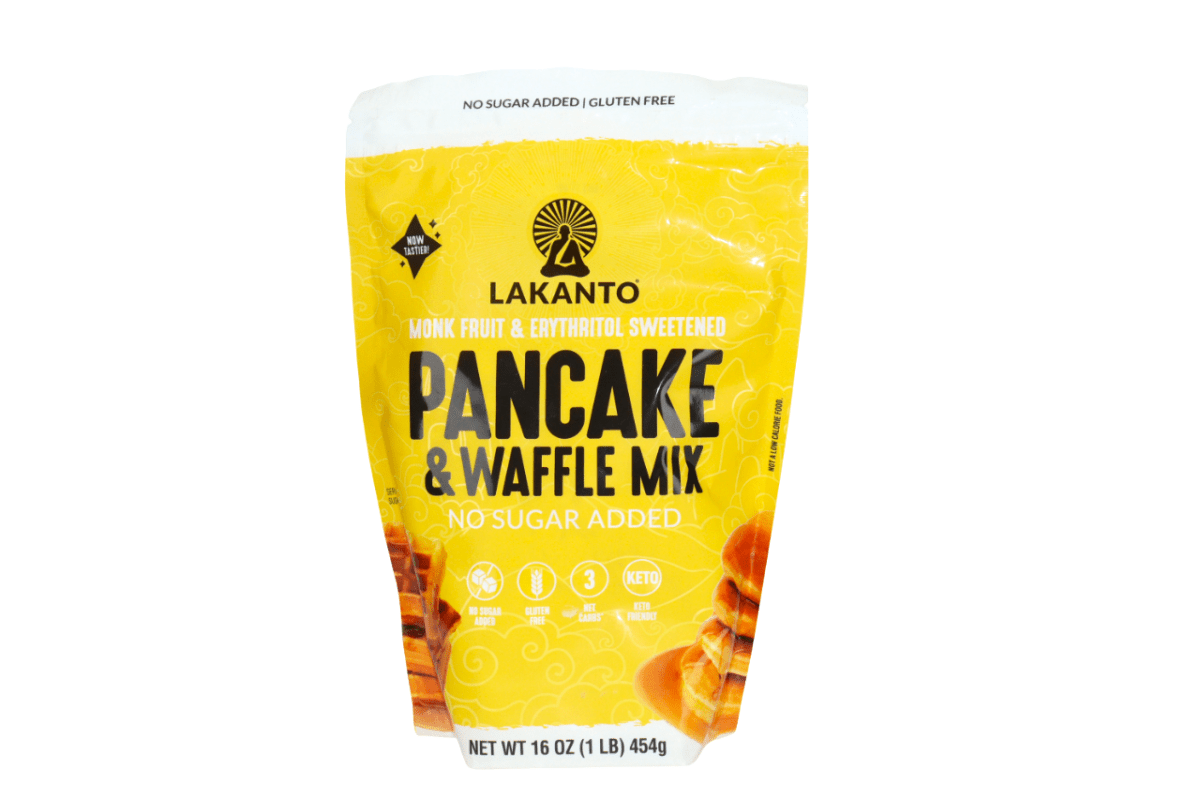 LAKANTO PANCAKE & WAFLLE MIX 1 LB - SUPERMIX