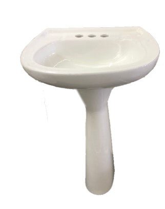 LAVAMANO CON PEDESTAL BLANCO DE 4'' (U) CATO * - SUPERMIX