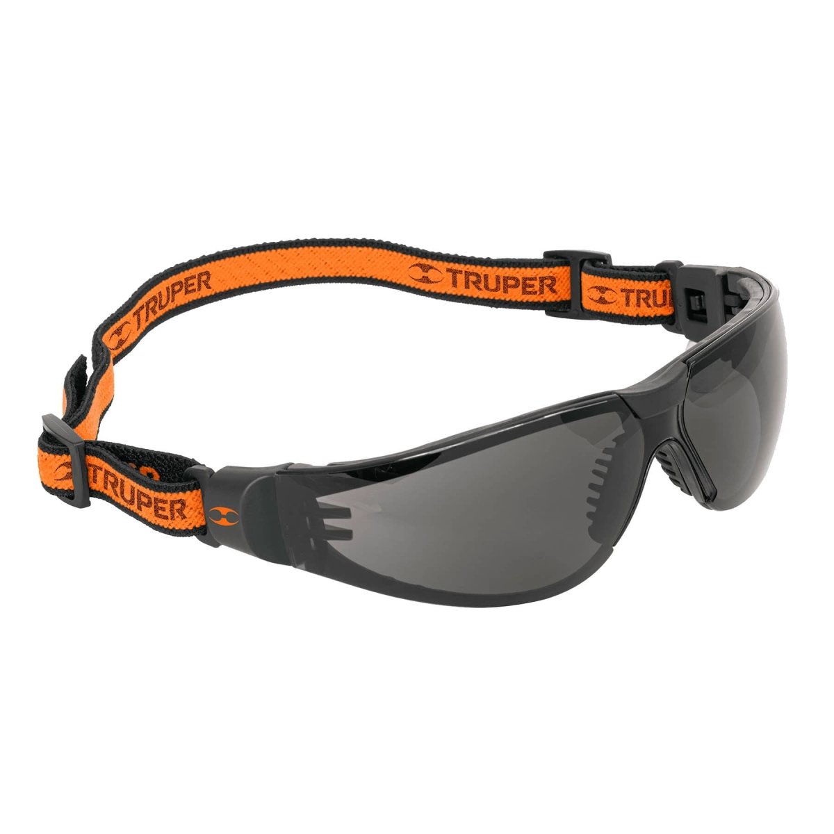 LENTES DE SEGURIDAD COLOR GRIS CON BANDA ELASRICA TRUPER.. - SUPERMIX