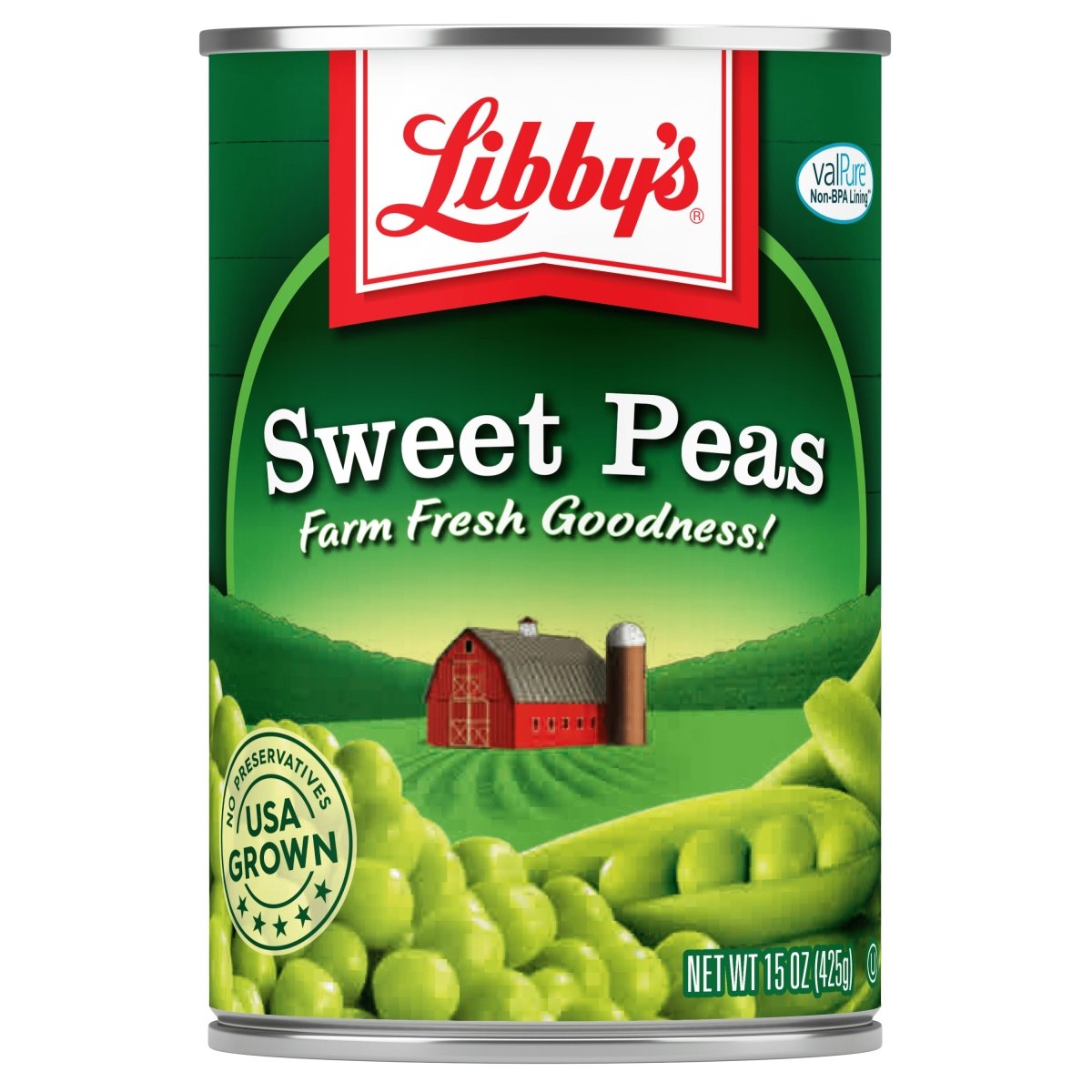 LIBBYS SWEET PEAS 15 OZ - SUPERMIX