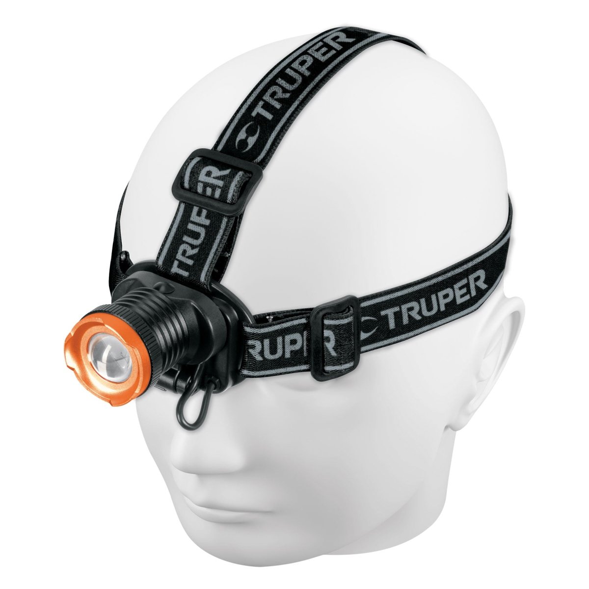 LINTERNA PARA CABEZA TIPO MINERO, 1 LED - SUPERMIX