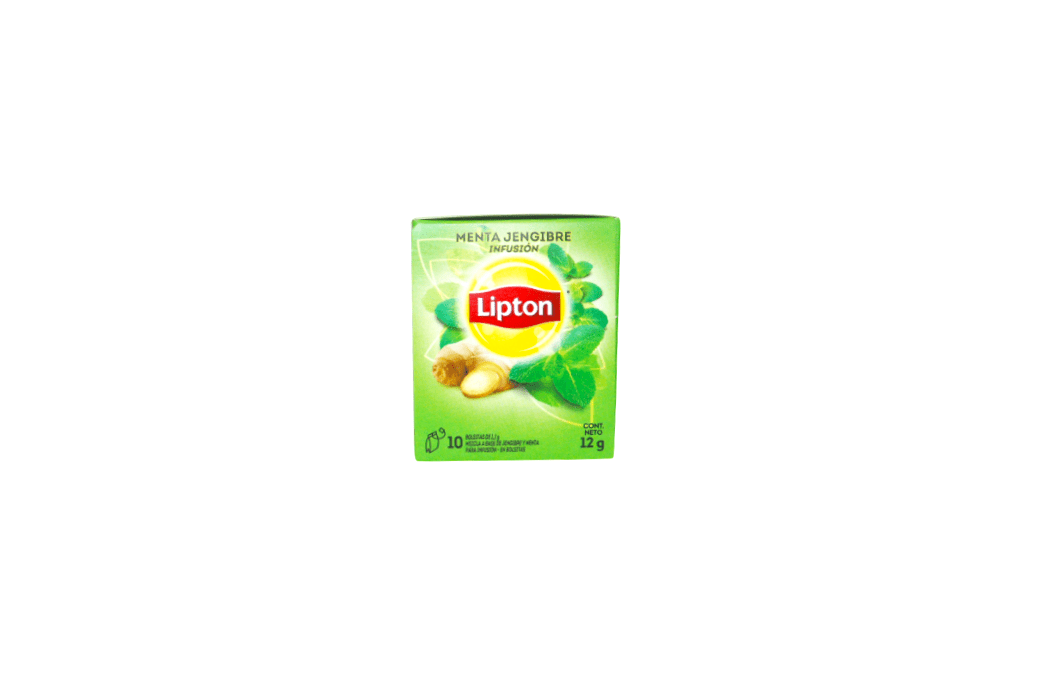 LIPTON INFUSION MENTA JENGIBRE C/10 SOBRES 12 GR - SUPERMIX