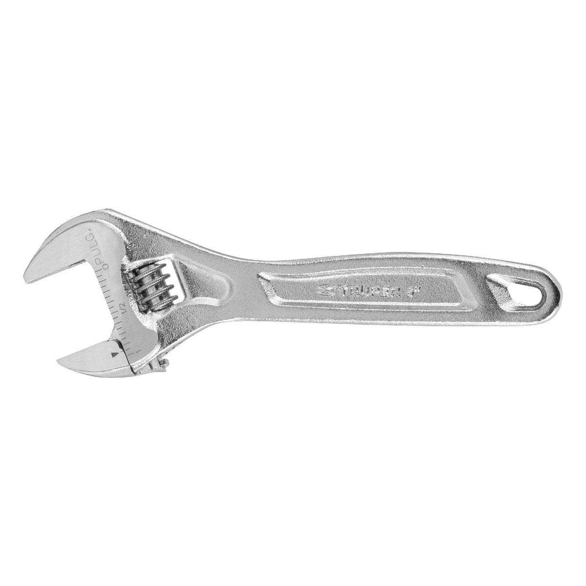 LLAVE AJUSTABLE CROM. DE 6" PET - 6C TRUPER.. - SUPERMIX