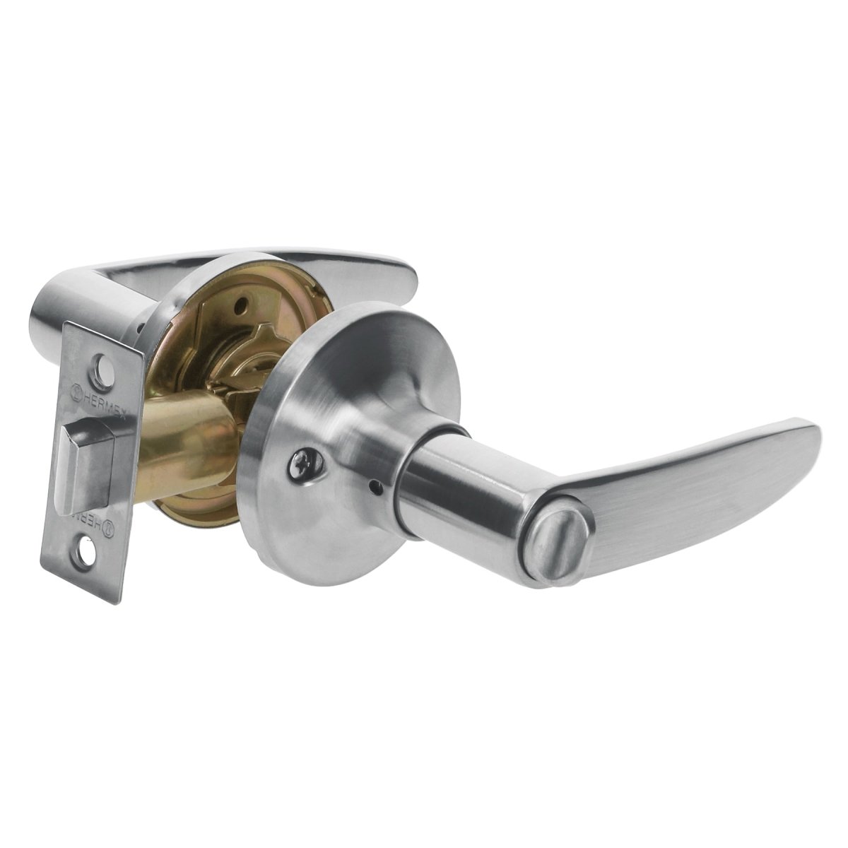 LLAVIN MANIJA CILINDRO DE LATON PARA BAÑO CROMO MATE HERMEX - SUPERMIX