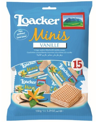 LOACKER MINI VAINILLA 150 GR - SUPERMIX