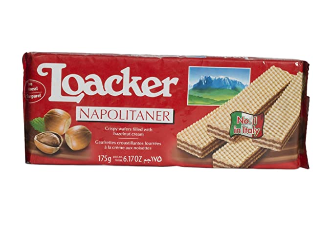 LOACKER NAPOLITANER GALLETA WAFER SABOR AVELLANA 175 GR - SUPERMIX
