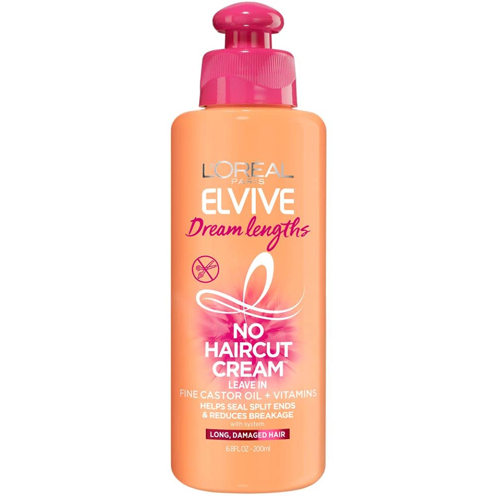 LOREAL PARIS LEAVEN ELVIVE DREAMS LENGTHS NO HAIR CUT CREAM 6.8 OZ - SUPERMIX