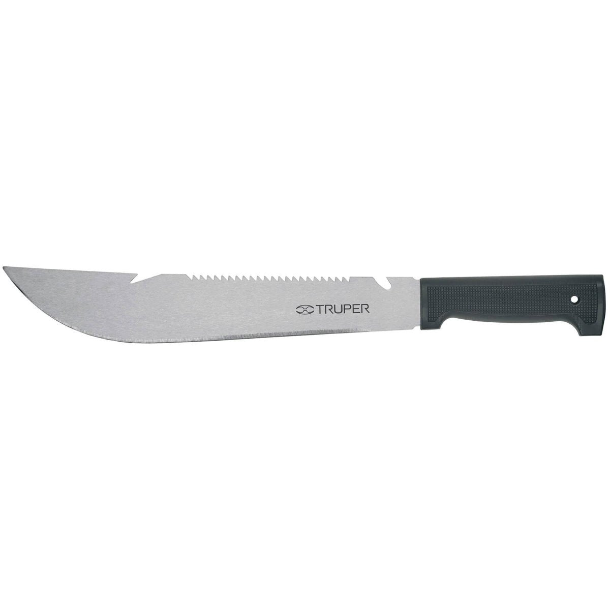 MACHETE PULIDO RAMBO 12", CACHA NEGRA.. - SUPERMIX