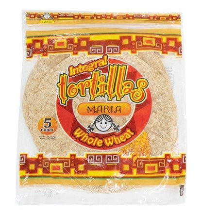 MARIA TORTILLA TRIGO BURRITOS INTEGRAL 5 UND - SUPERMIX