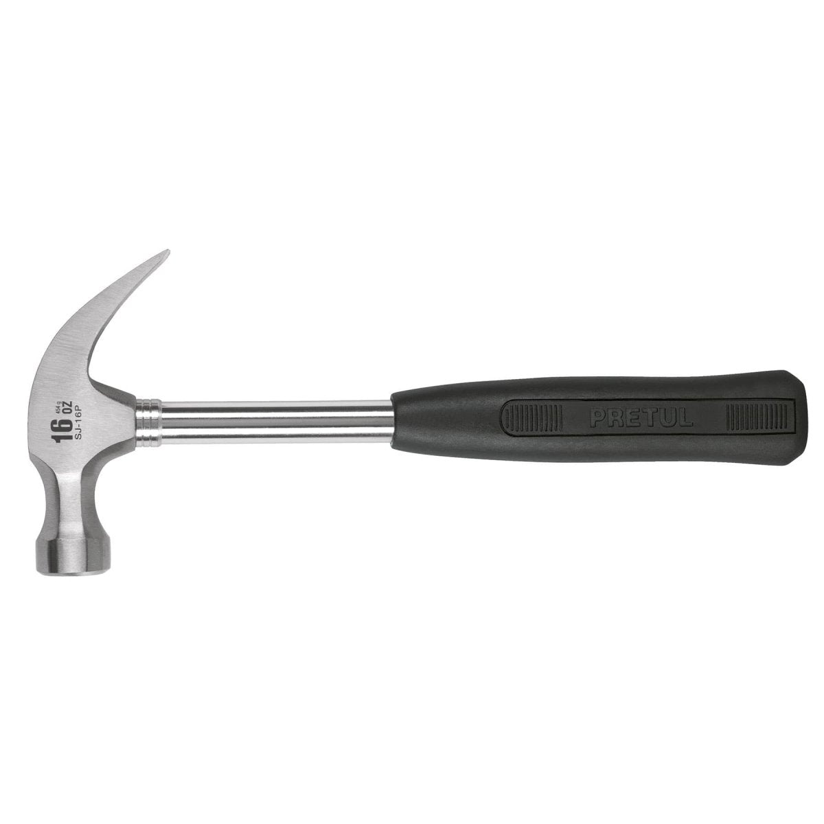 MARTILLO 16OZ PULIDO UÑA CURVA MANGO TUBULAR CON GOMA PRETUL - SUPERMIX