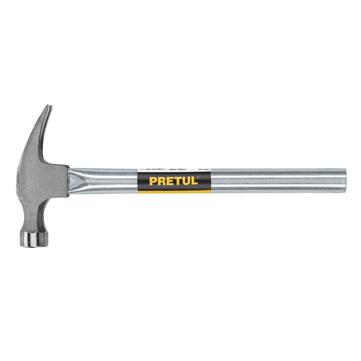 MARTILLO 16OZ UÑA RECTA MANGO TUBULAR PRETUL.. - SUPERMIX