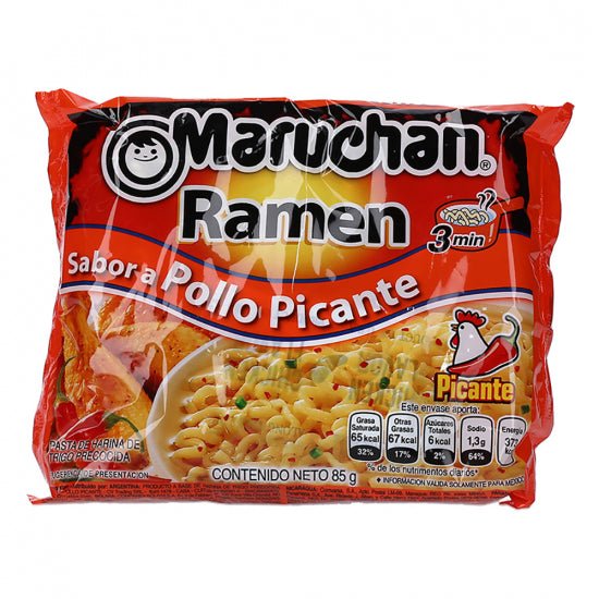 MARUCHAN SOPA RAMEN POLLO PICANTE 85 GR - SUPERMIX