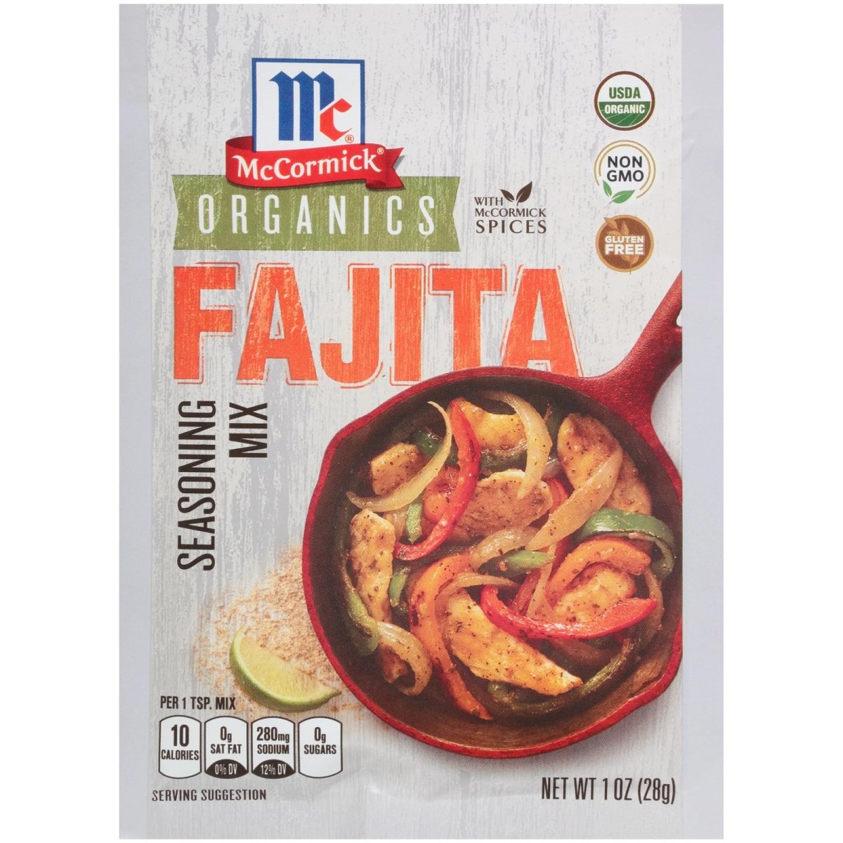 MCCORMICK FAJITA SSNG MX ORG 1 OZ - SUPERMIX