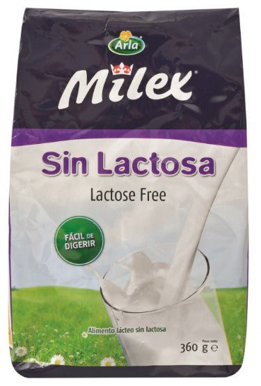 MILEX LECHE EN POLVO SIN LACTOSA FDA 360 GRS - SUPERMIX