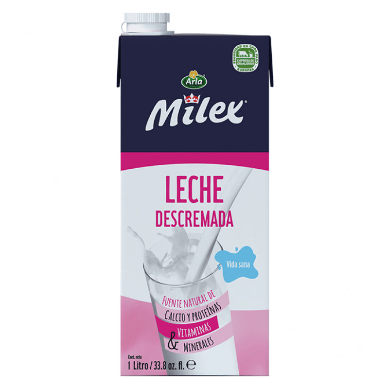 MILEX LECHE UHT DESCREMADA 1 LT - SUPERMIX