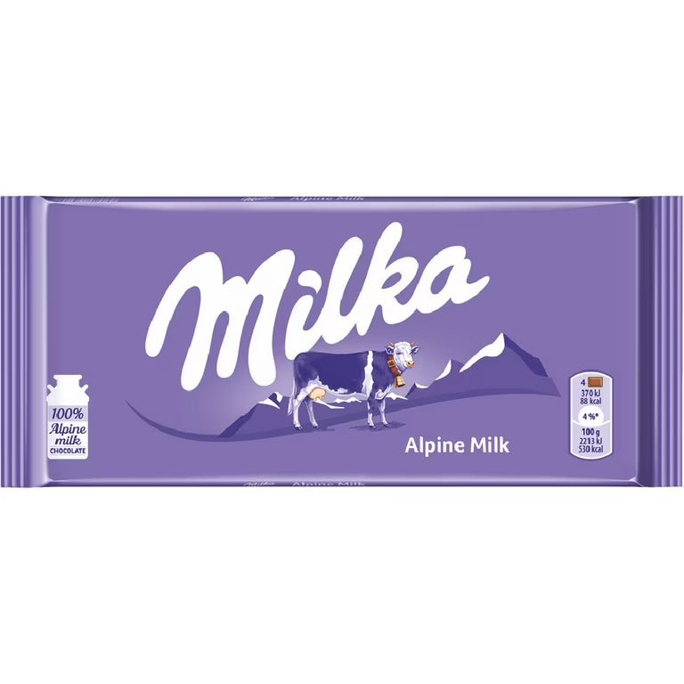 MILKA CHOCOLAT ALPINE MILK 100 GR - SUPERMIX