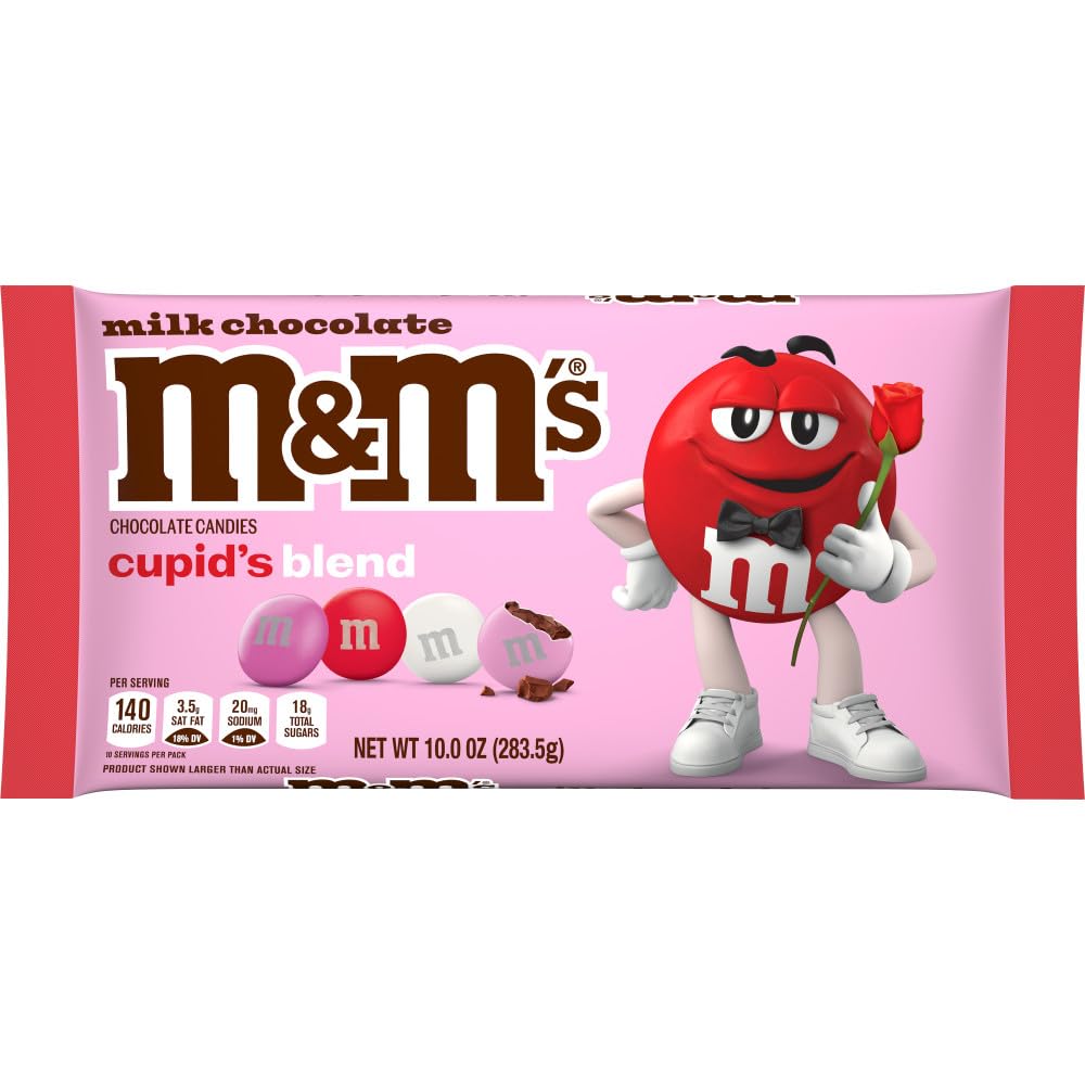 M&M MILK CHOCOLATE CUPID'S BLEND 10 OZ - SUPERMIX