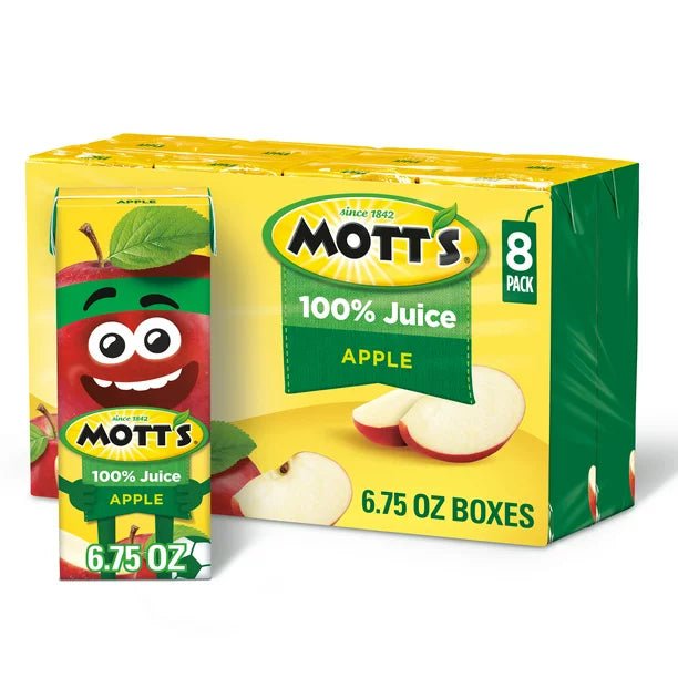 MOTTS APPLE JUICE PACK 6.75 OZ - SUPERMIX