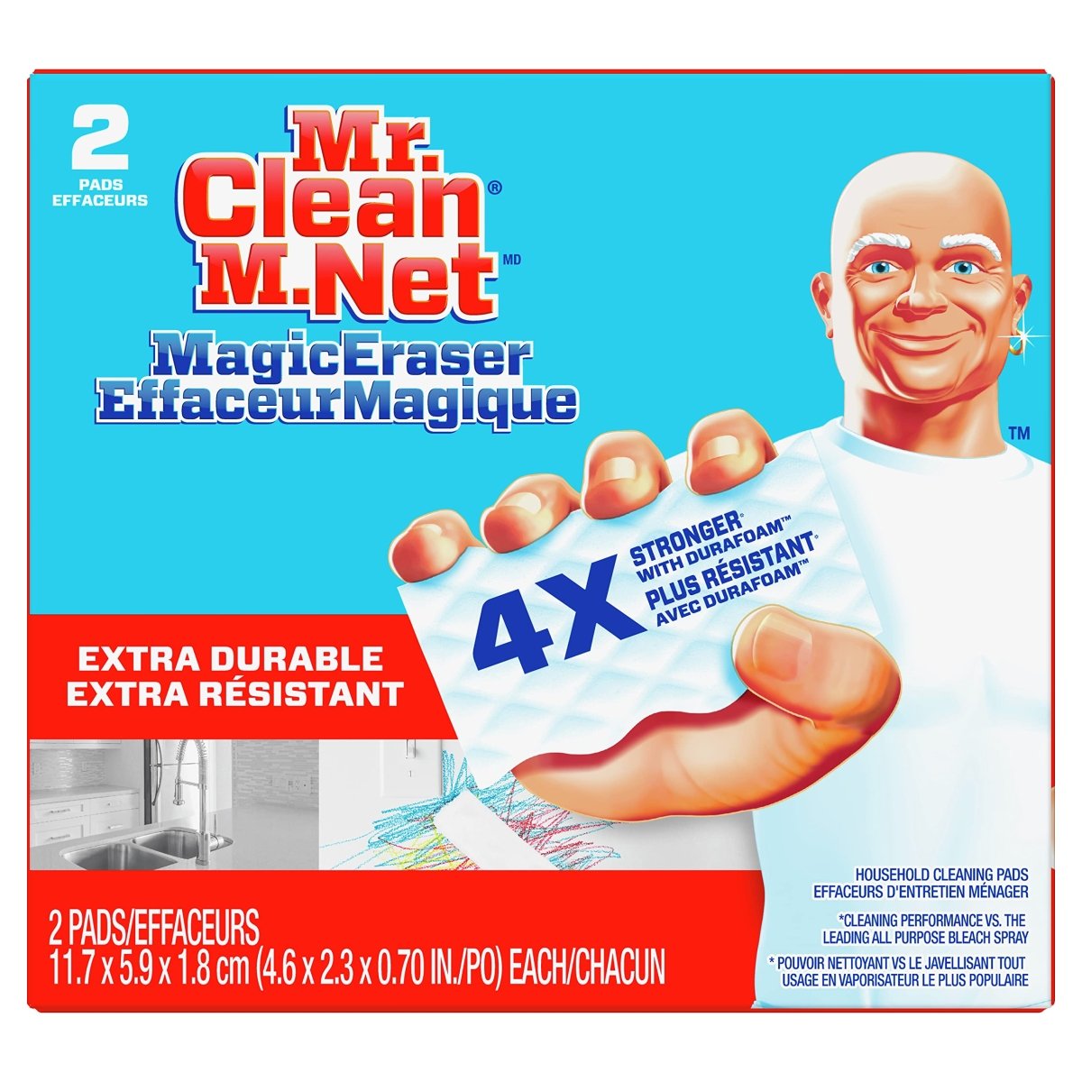 MR CLEAN MAGIC ERASER 2 CT - SUPERMIX