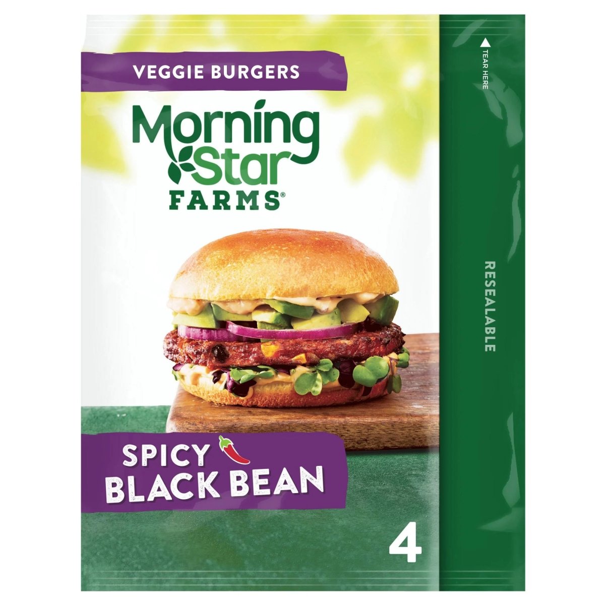 MRNG STAR SPCY BLK BEAN BRGR 9.5 OZ - SUPERMIX