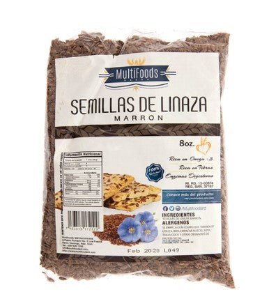 MULTIFOODS LINAZA MARRON 8 OZ - SUPERMIX