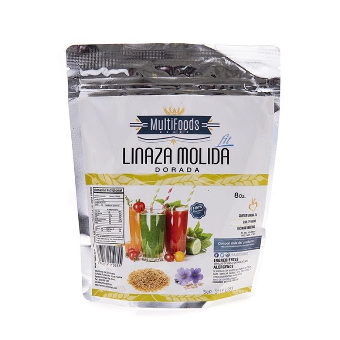 MULTIFOODS LINAZA MOLIDA DORADA 8 OZ - SUPERMIX