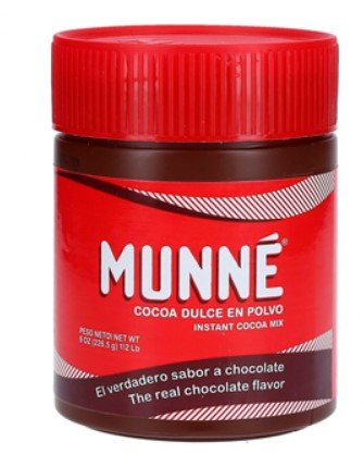 MUNNE COCOA MIX AL INSTANTE TARRO 8 OZ - SUPERMIX