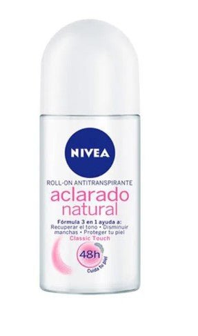 NIVEA DEO ROLON ACLARADO NATURAL 50 ML - SUPERMIX