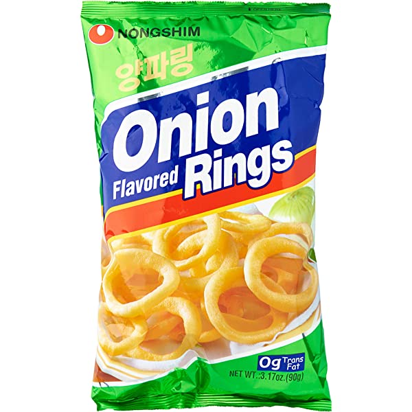 NONGSHIM ANILLOS CON SABOR A CEBOLLA 90 GRS - SUPERMIX