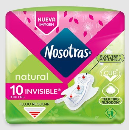 NOSOTRAS TOALLAS NATURAL INVISIBLES - SUPERMIX