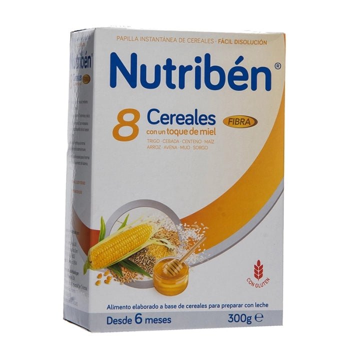 NUTRIBEN 8 CEREALES MIEL Y FIBRA 300 GR - SUPERMIX