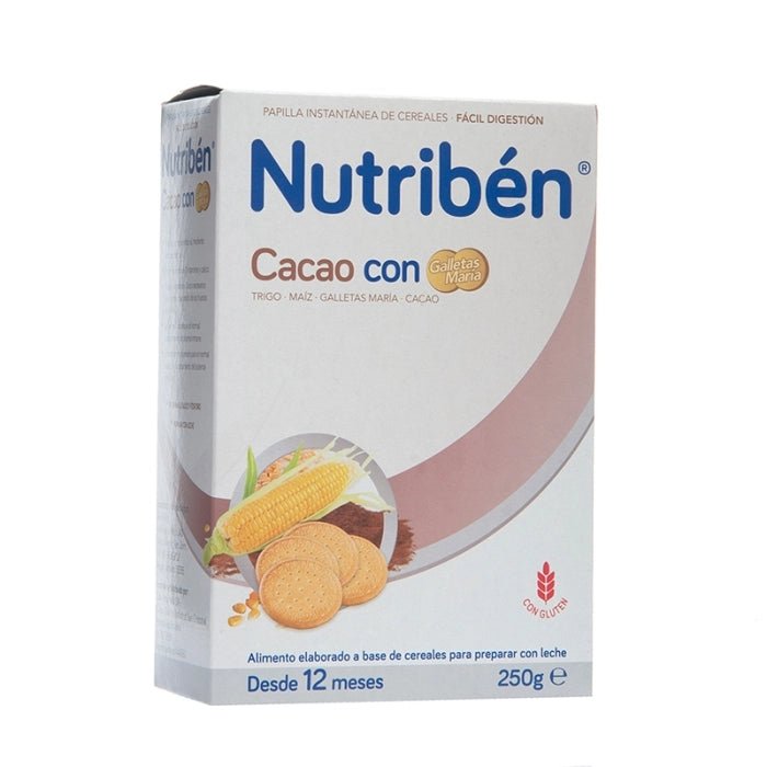 NUTRIBEN CACAO C/GALLETAS 250 GR - SUPERMIX
