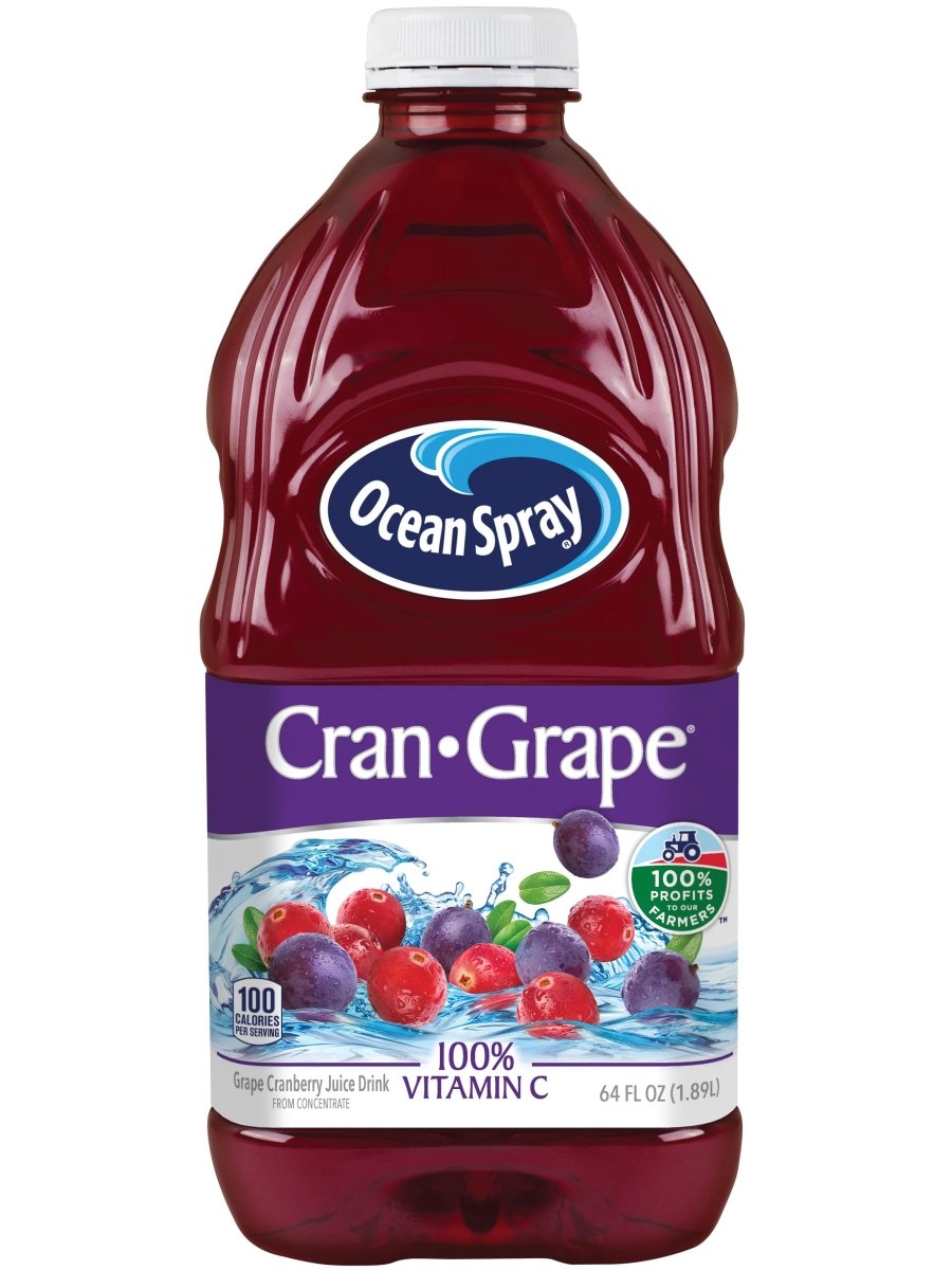 OCEAN SPRAY CRANBERRY GRAPE JUICE DRINK 64 ONZ - SUPERMIX