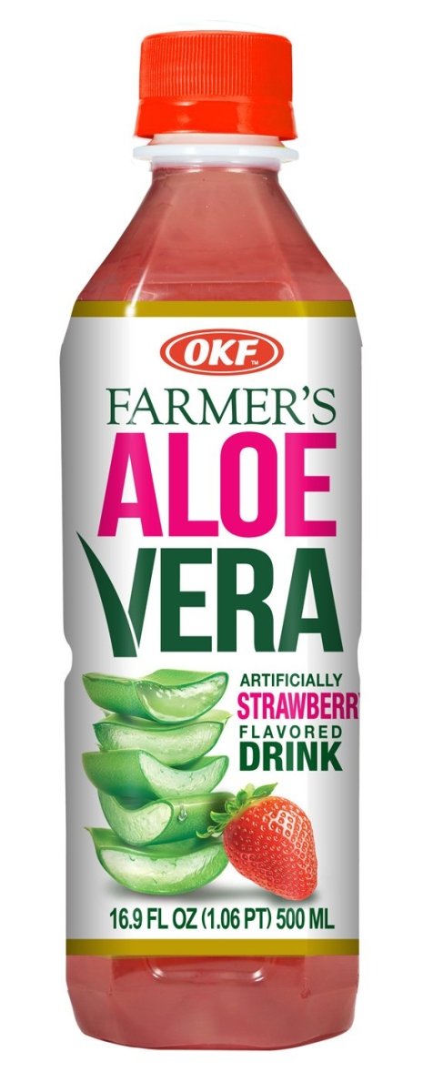 OKF JUGO DE ALOE VERA SABOR FRESA 500 ML - SUPERMIX
