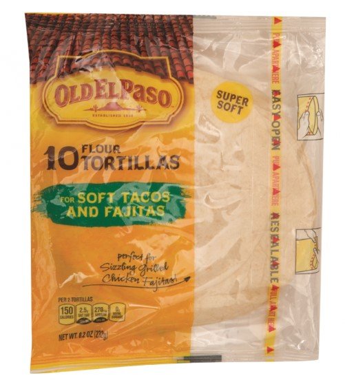OLD EL PASO TORTILLAS PARA TACOS 8.2 OZ PAQ 10 - SUPERMIX