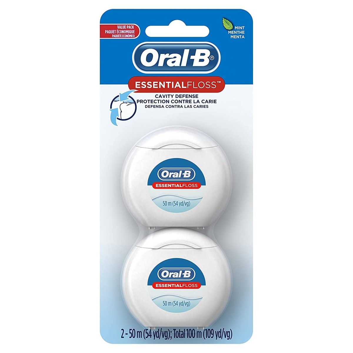 ORAL B ESSENTIAL FLOSS MINT 2PACK - SUPERMIX