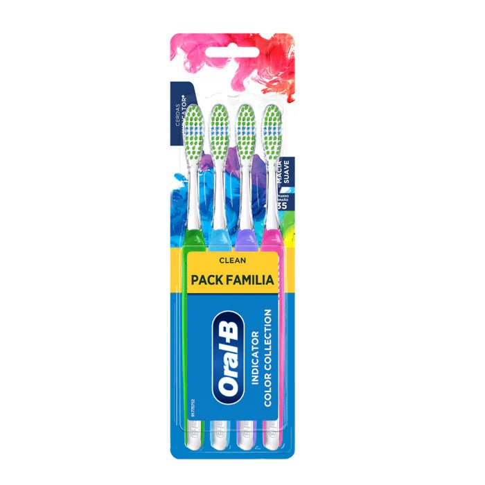 ORAL B PRO SALUD INDICATOR COLOR COLLETION S 4 PACK - SUPERMIX
