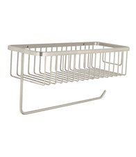 ORGANIZADOR DE PAPEL TOALLA Y ESPECIERO PARA COCINA CROMADO DE ACERO INOXIDABLE FOSET RIVIERA - SUPERMIX