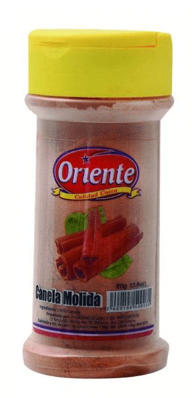 ORIENTE CANELA MOLIDA 80 GR - SUPERMIX