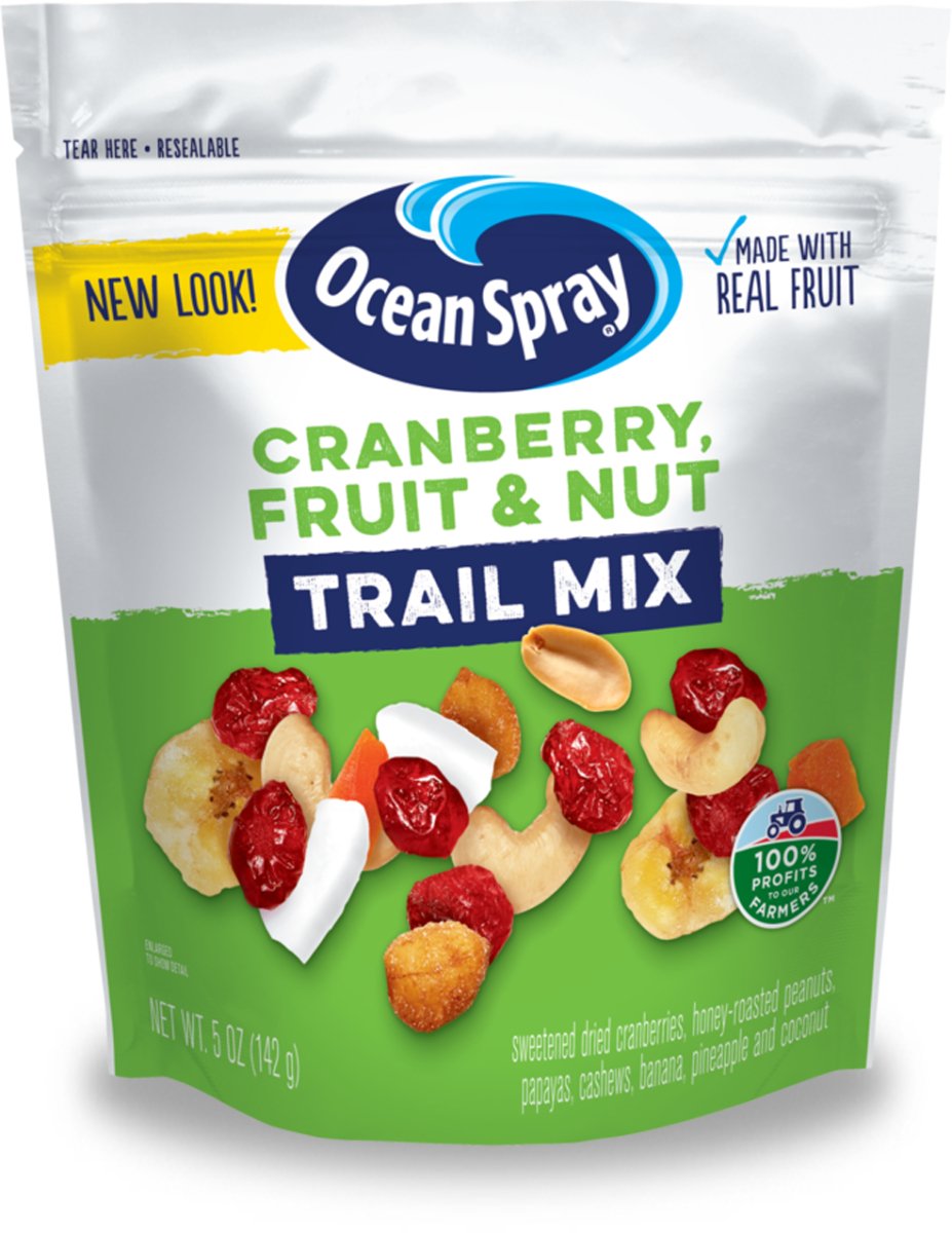 OS CRAISINS DRIED CRANBERRIES FRUIT & NUT TRAIL MIX - SUPERMIX