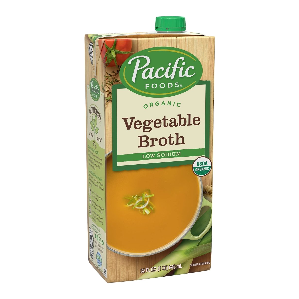 PACIF BROTH OG2 VEGETABLE LS 32 FZ - SUPERMIX