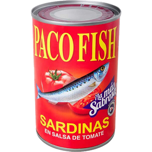 PACO FISH SARDINAS SALSA DE TOMATE 15 OZ - SUPERMIX
