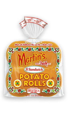 PAN MARTIN'S POTATO ROLLS FDA 8 SANDWICH 15 OZ - SUPERMIX