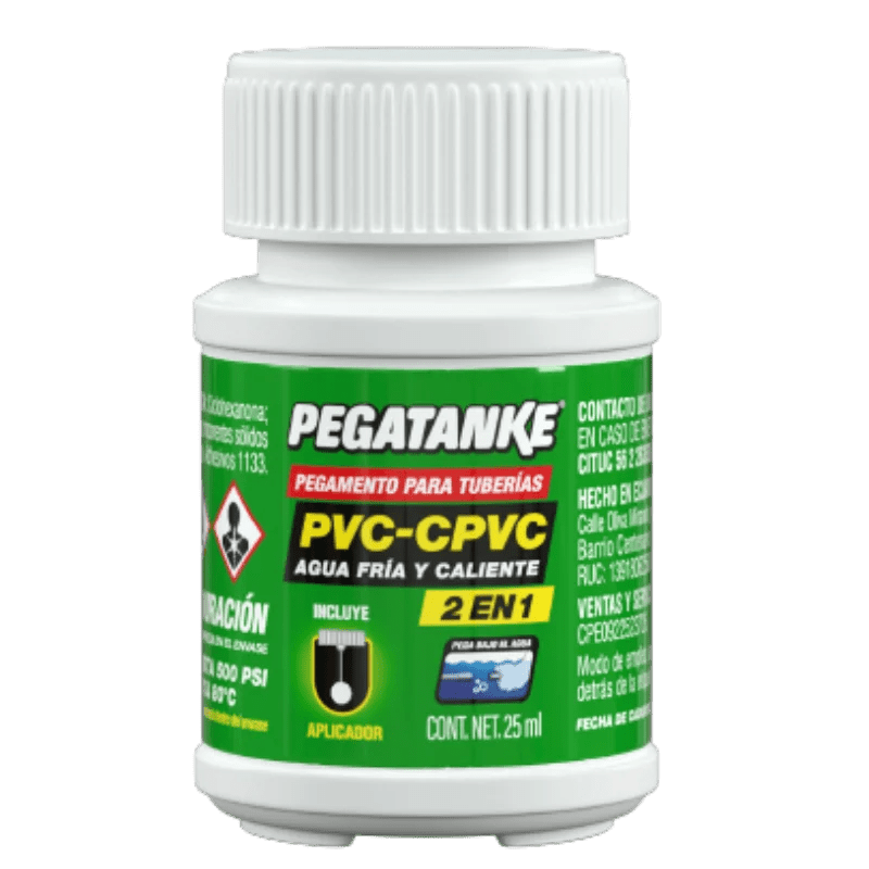 PEGAMENTO PEGATANKE PVC/CPVC 25ML - SUPERMIX