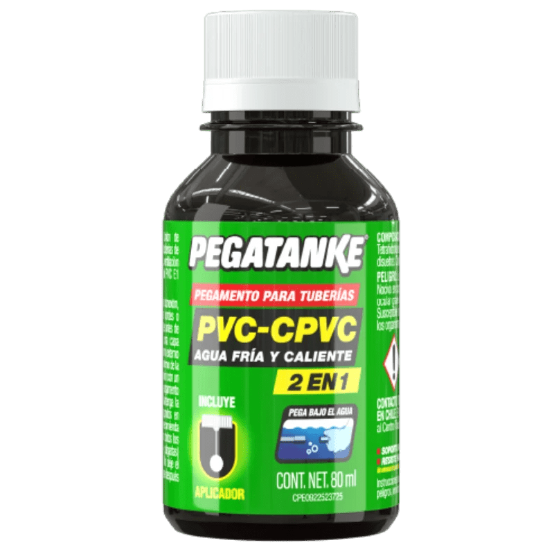 PEGAMENTO PEGATANKE PVC/CPVC 80ML - SUPERMIX