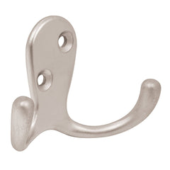 PERCHERO PARA PUERTA GANCHO DOBLE CORTO CROMO MATE HERMEX - SUPERMIX