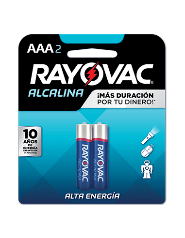 PILA AAA ALCALINA 824 - 2LA RAYOVAC - SUPERMIX