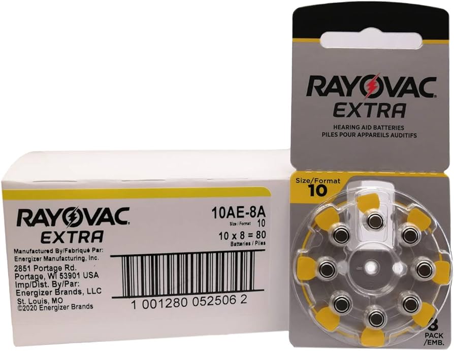 PILA PARA AUDIFONOS 10AE - 6ZMBR RAYOVAC - SUPERMIX