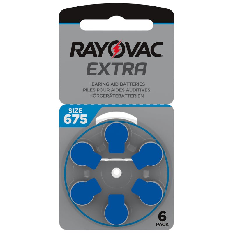 PILA PARA AUDIFONOS 675 AE - 6ZMBR RAYOVAC - SUPERMIX
