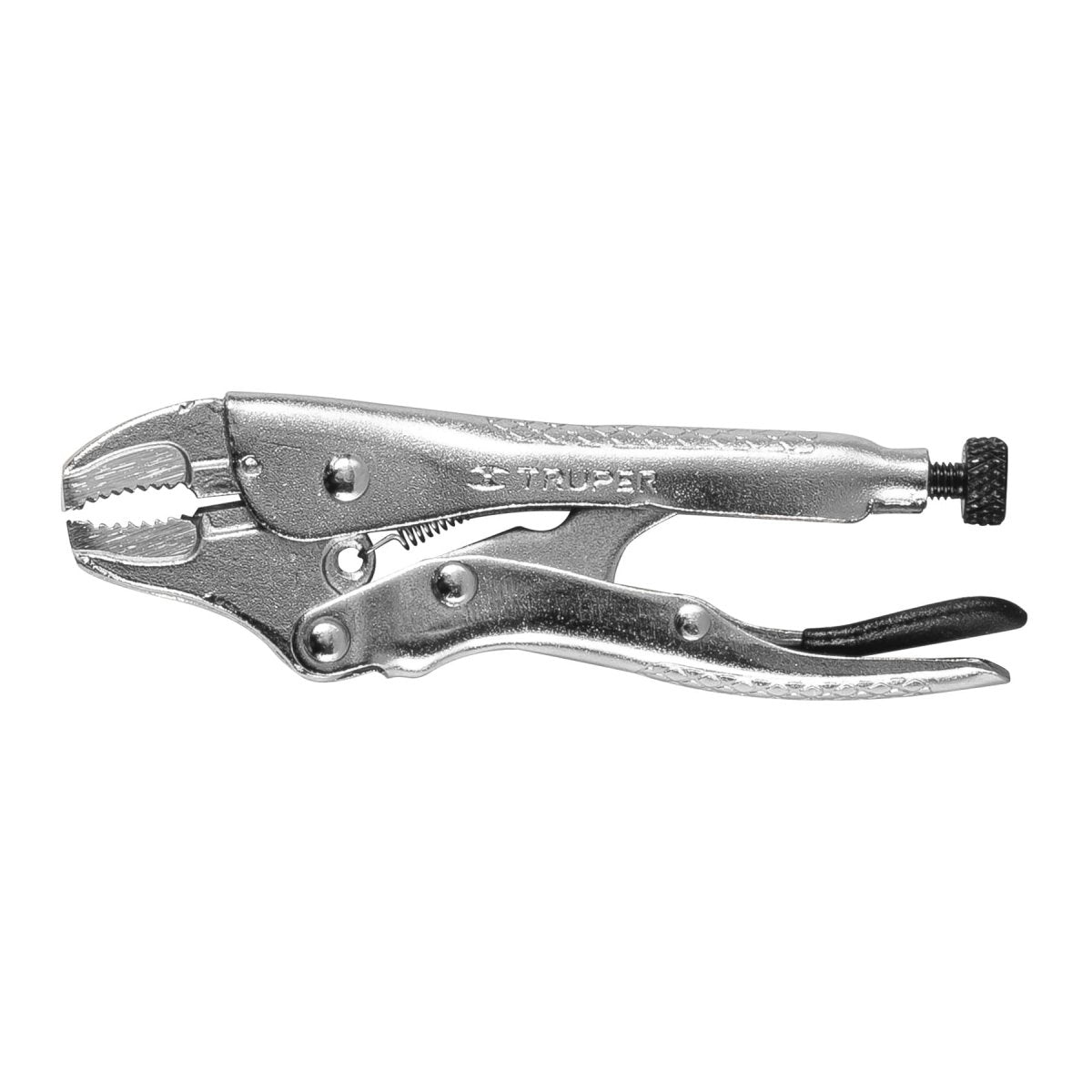 PINZA 12" DE PRESION MORDAZA CURVA TRUPER - SUPERMIX